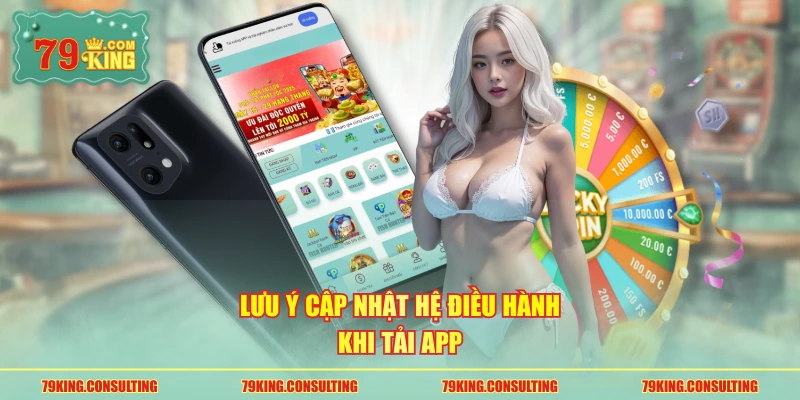 Lưu ý cập nhật hệ điều hành khi tải app